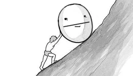 Сизиф катит камень