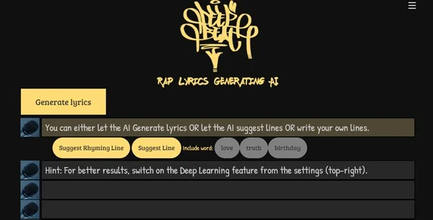 процесс генерации рэпа